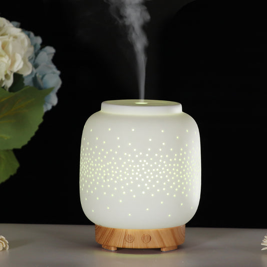 Ceramic Aroma Diffuser 100ml Home Bedroom Low Noise Moisturizing Air Purifying Humidifier Aroma Diffuser